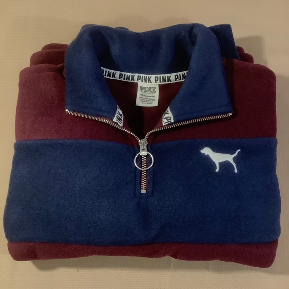Pink Victoria Secret  Fleece Pullover - Picture 3 of 4